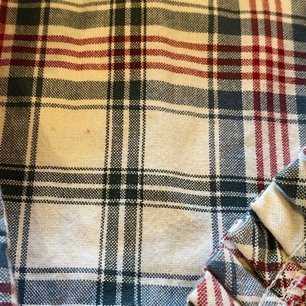 Longaberger Basket Liner 13” Plaid